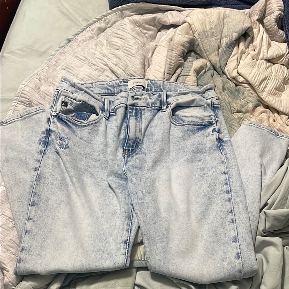 KanCan Blue Skinny Jeans Distressed Style